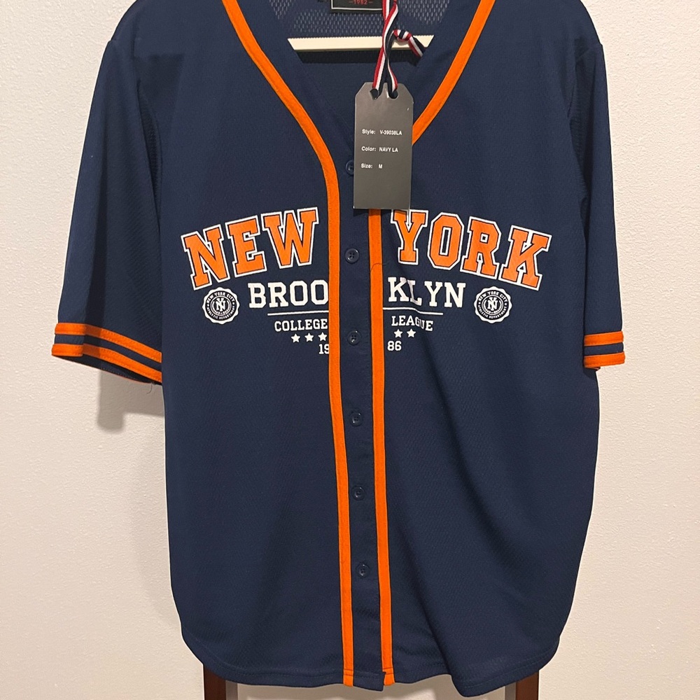 New York Brooklyn Baseball Jersey